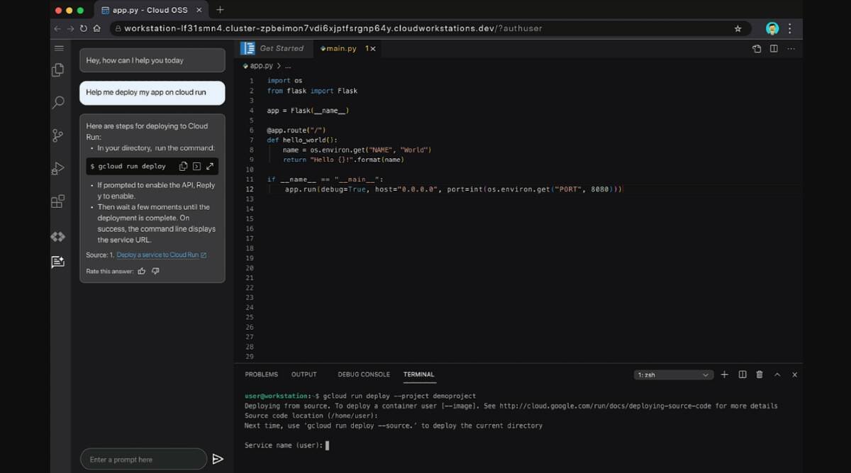 تعلن Google عن Duet AI للمطورين السحابيين بمساعدة التعليمات البرمجية والدردشة تعلن Google عن Duet AI للمطورين السحابيين بمساعدة التعليمات البرمجية والدردشة