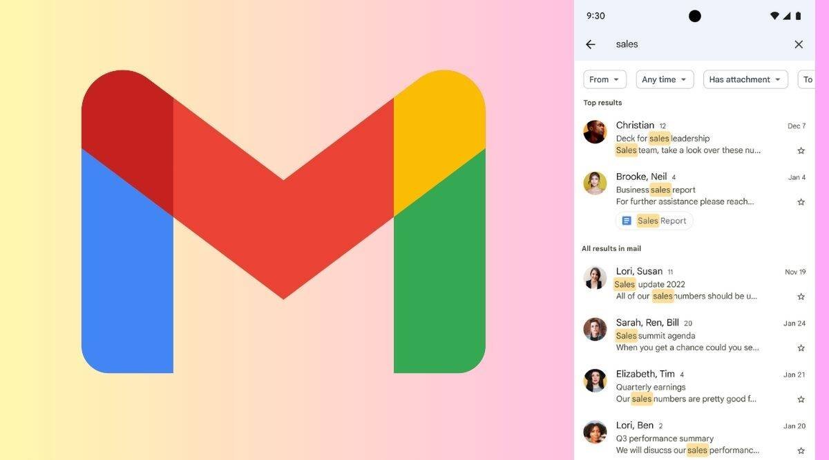 تحصل Gmail على AI: تضيف Google نماذج التعلم الآلي للمساعدة في البحث عن رسائل البريد الإلكتروني على الهاتف تحصل Gmail على AI: تضيف Google نماذج التعلم الآلي للمساعدة في البحث عن رسائل البريد الإلكتروني على الهاتف